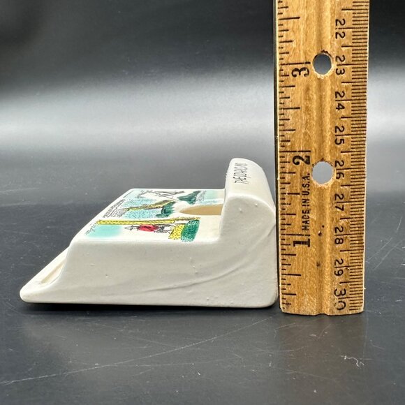 Vintage Match Toothpick Holder Ozarks Missouri Souvenir Mid Century Kitsch - Picture 8 of 8
